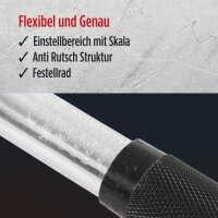TECPO Drehmomentschlüssel 1/2 Zoll Set 17-19+21 mm Steckschlüssel + Verlängerung + Kraftnüsse