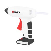 TECPO AKKU Heißklebepistole, 7,2mm, 3.7V + 16...