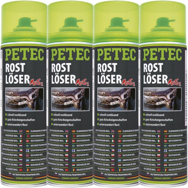 4x PETEC Rostlöser, 500 ml