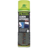 4x PETEC Silikonentferner Spray, 500 ml