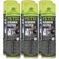 6x PETEC Keramikpasten-Spray, 500 ml