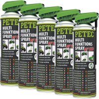 5x PETEC Multifunktionsspray, 500 ml