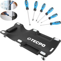 TECPO KFZ Werkstattrollbrett Rollliege 360° drehbar...