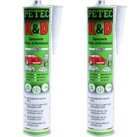 2x PETEC K&D Karosserie Klebe- und Dichtmasse...