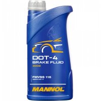 3x MANNOL Bremsflüssigkeit DOT-4, 1L