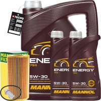 MANN-FILTER Ölfilter + MANNOL Energy 5W-30 MB 229.3...