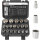 TECPO Steckschlüssel-Satz, SW 8-32 mm, E10-E24, 5/16-1-1/4", 19-tlg. + Umschaltknarre 1/2"
