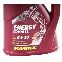 MANNOL Energy Combi LL 5W-30 API SN/CF, 4 Liter mit...