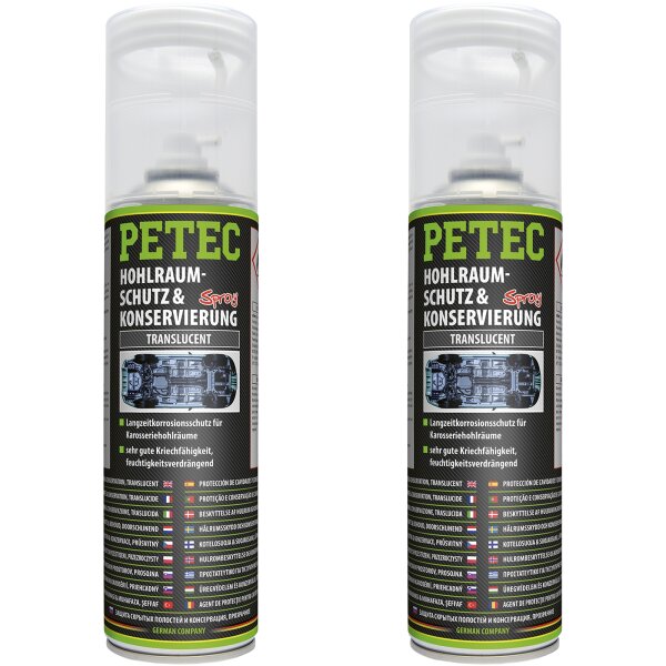 2x PETEC Hohlraumschutz & Konservierung, 500 ml