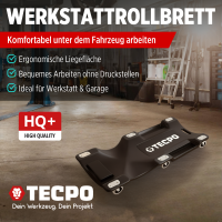 TECPO KFZ Werkstattrollbrett Rollliege 360° drehbar...