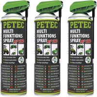 3x PETEC Multifunktionsspray, 500 ml