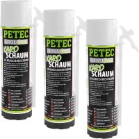 3x PETEC 2K-Karosserieschaum, 400 ml