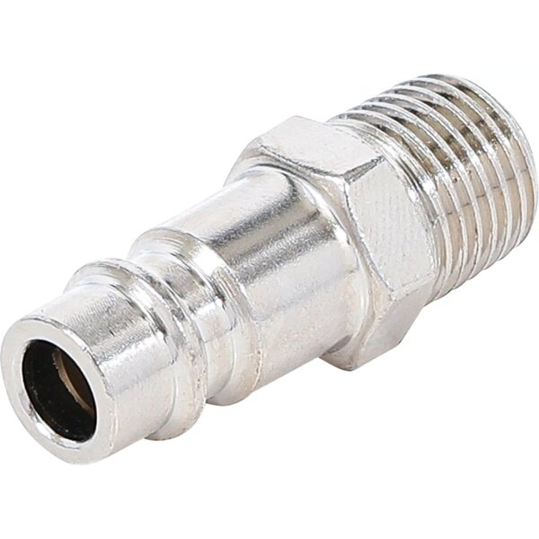 BGS Druckluft-Stecknippel | 6,3 mm (1/4") Außengewinde