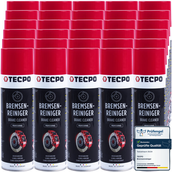 30x TECPO Bremsenreiniger Universal Reiniger, 500 ml