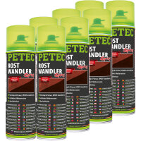 8x PETEC Rostwandler Spray, 500 ml