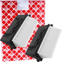 2x FEBI BILSTEIN Luftfilter