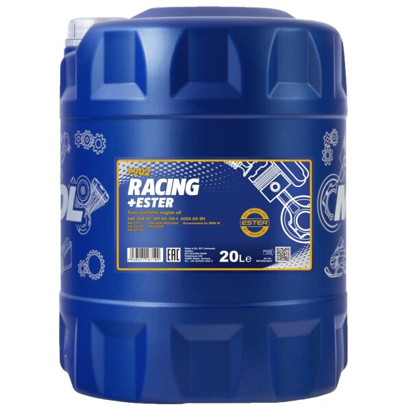 MANNOL 10W-60 RACING+ESTER, 20 Liter