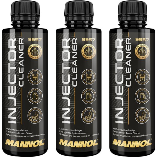 3x MANNOL 9957 Injector Cleaner, 250 ml
