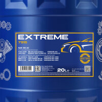 MANNOL Extreme 5W-40 API SN/CF, 20 Liter