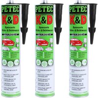 3x PETEC K&D Karosserie Klebe- und Dichtmasse...