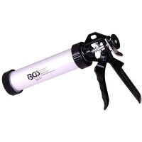 BGS Alu-Kartuschenpresse, 220 mm + 2x Klebe- und DIchtmasse, Black