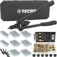 TECPO Nietmutternzangen-Satz 240-tlg. M3-M4-M5-M6-M8-M10...