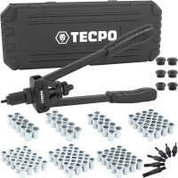 TECPO Nietmutternzangen-Satz 240-tlg. M3-M4-M5-M6-M8-M10...