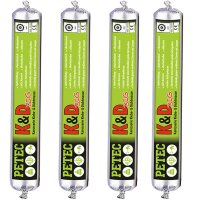4x PETEC K&D Karosserie Klebe-& Dichtmasse...