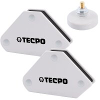 2x TECPO Magnet Schweißwinkel 4 kg 9 lbs + Masseklemme