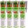4x PETEC K&D Karosserie Klebe- und Dichtmasse grau, 310 ml