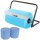 TECPO Putztuchrollen Abroller Wandhalter bis 40cm + 2 Putzpapier 21 cm Breit, 2-lagig