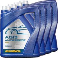 4x MANNOL Antifreeze AG13 Hightec, 5L
