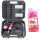 TECPO Vakuumpumpe Druckpumpen-Set + Kühlerfrostschutz AF12+, 1 Liter
