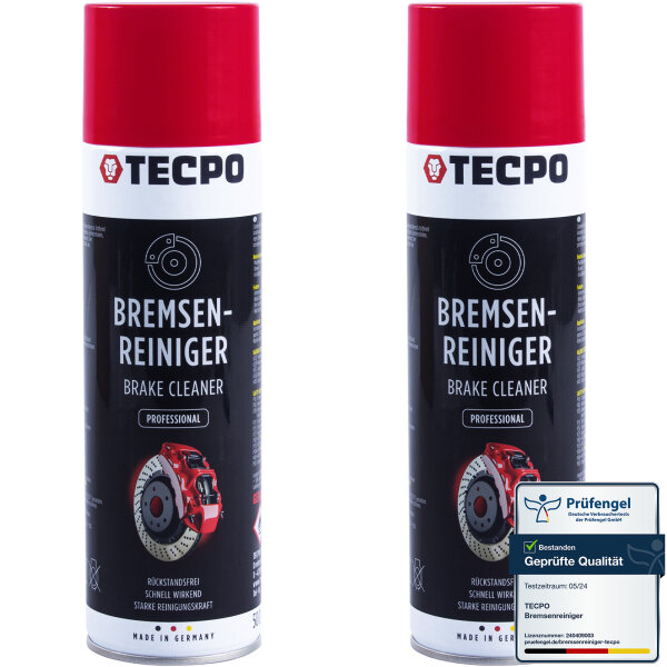 2x TECPO Bremsenreiniger Universal Reiniger, 500 ml