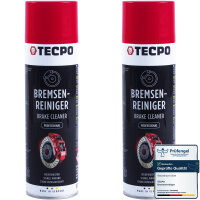 2x TECPO Bremsenreiniger Universal Reiniger, 500 ml