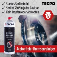 2x TECPO Bremsenreiniger Universal Reiniger, 500 ml