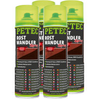 4x PETEC Rostwandler Spray, 500 ml