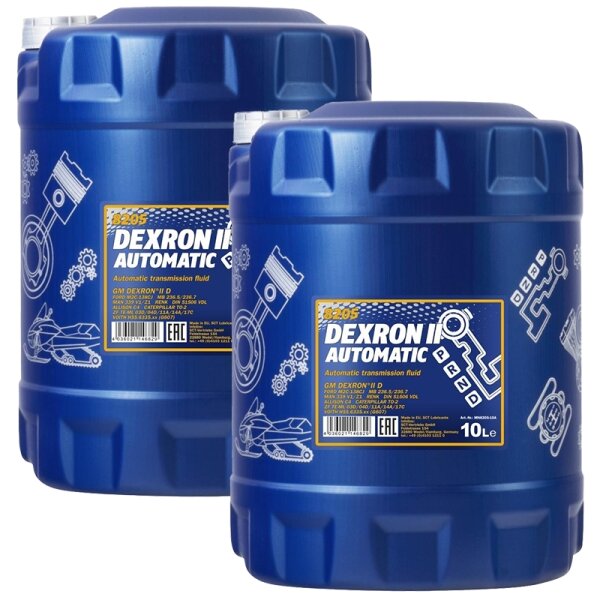 2x MANNOL Dexron II Automatic, 10L