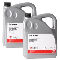 2x FEBI BILSTEIN Automatikgetriebeöl, Farbe gelb, 5...