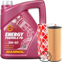 FEBI BILSTEIN Ölfilter + Schraube + MANNOL 5W-40...
