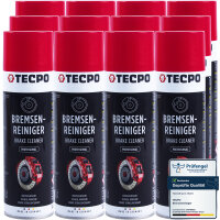 12x TECPO Bremsenreiniger Universal Reiniger, 500 ml
