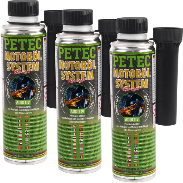 3x PETEC Motorölspülung, 300 ml