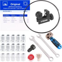 1x ATE Bremsleitung 5m Stahlleitung 4.75 mm +...