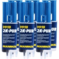 6x MANNOL 2K-PUR, 2-Komponenten-Kleber, 30g