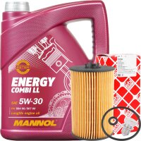 FEBI BILSTEIN Ölfilter + Schraube + MANNOL Energy...