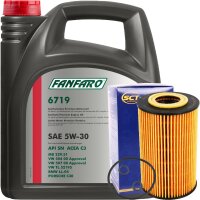 SCT Germany Ölfilter + FANFARO 5W-30 API SN CF VW...