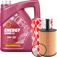 FEBI BILSTEIN Ölfilter + Schraube + MANNOL Combi LL...