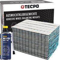 TECPO Klebegewichte 1200-teilig Auswucht Gewichte, 5g +...