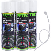 4x PETEC Dieselpartikelfilterreiniger, 400 ml