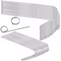 TECPO Achsmanschetten-Schellen 9 mm 12x lang - 12x kurz,...